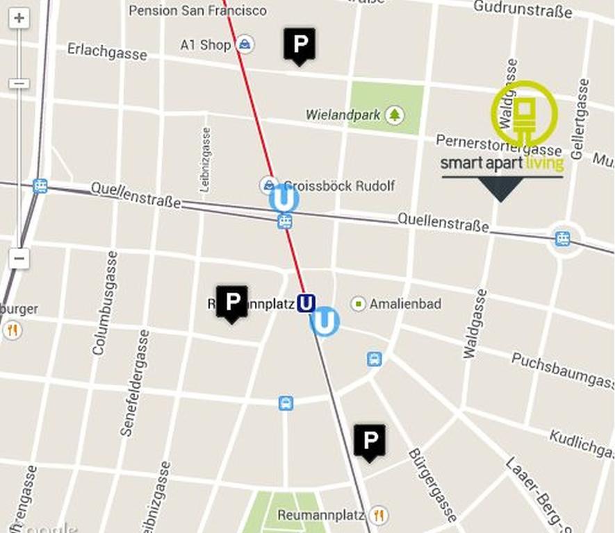 Smart Apart Living - Wien Hauptbahnhof - Self Check-In Экстерьер фото